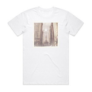 Man Overboard Man Overboard Album Cover T-Shirt White Man Overboard Man Overboard Album Cover T-Shirt White