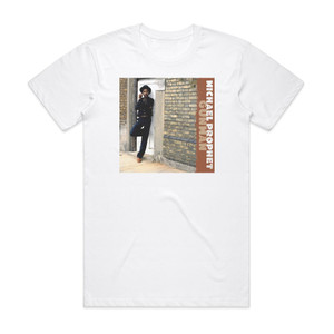 Michael Prophet Gunman Album Cover T-Shirt White Michael Prophet Gunman Album Cover T-Shirt White