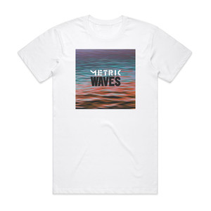 Metric Waves Album Cover T-Shirt White Metric Waves Album Cover T-Shirt White