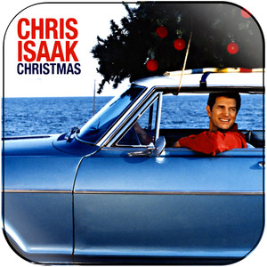 Chris Isaak Chris Isaak Christmas Album Cover Sticker Chris Isaak Chris Isaak Christmas Album Cover Sticker