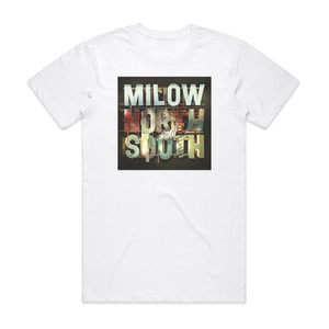 Milow North And South Album Cover T-Shirt White