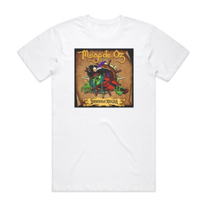 Mago de Oz Bandera Negra 1 Album Cover T-Shirt White Mago de Oz Bandera Negra 1 Album Cover T-Shirt White