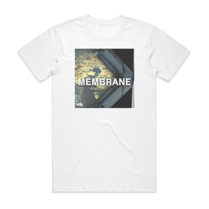 Membrane Disaster Album Cover T-Shirt White Membrane Disaster Album Cover T-Shirt White