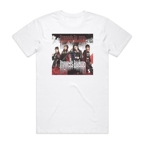 Marys Blood Marys Blood Album Cover T-Shirt White Marys Blood Marys Blood Album Cover T-Shirt White