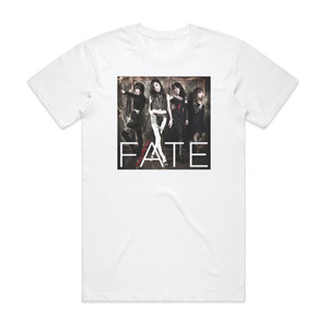 Marys Blood Fate Album Cover T-Shirt White Marys Blood Fate Album Cover T-Shirt White