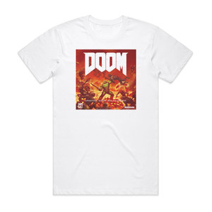 Mick Gordon Doom 1 Album Cover T-Shirt White