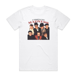Madness Complete Madness Album Cover T-Shirt White Madness Complete Madness Album Cover T-Shirt White