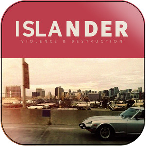 Islander Violence Destruction Album Cover Sticker Islander Violence Destruction Album Cover Sticker