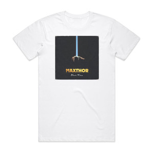 Maxthor Black Fire Album Cover T-Shirt White