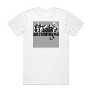 Magnum Magnum Ii Album Cover T-Shirt White Magnum Magnum Ii Album Cover T-Shirt White