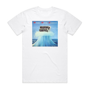Michel Magne Lments No2 Leau Album Cover T-Shirt White Michel Magne Lments No2 Leau Album Cover T-Shirt White