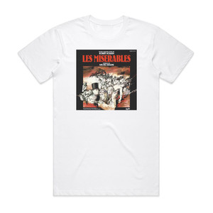 Michel Magne Les Misrables Album Cover T-Shirt White Michel Magne Les Misrables Album Cover T-Shirt White