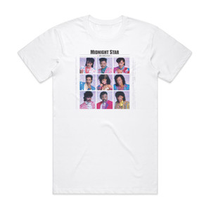 Midnight Star Headlines Album Cover T-Shirt White Midnight Star Headlines Album Cover T-Shirt White