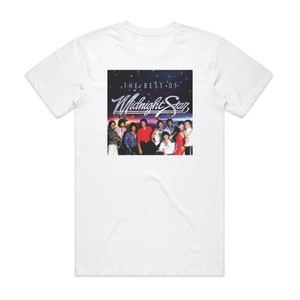 Midnight Star Best Of Album Cover T-Shirt White Midnight Star Best Of Album Cover T-Shirt White