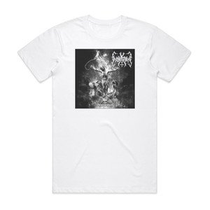 Morknatt Victorious Satan Album Cover T-Shirt White Morknatt Victorious Satan Album Cover T-Shirt White