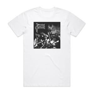 Mourning Beloveth A Disease For The Ages Album Cover T-Shirt White Mourning Beloveth A Disease For The Ages Album Cover T-Shirt White