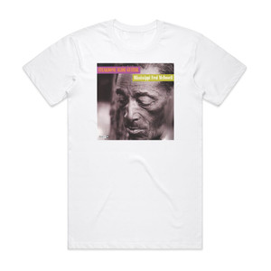 Mississippi Fred McDowell Steakbone Slide Guitar Album Cover T-Shirt White