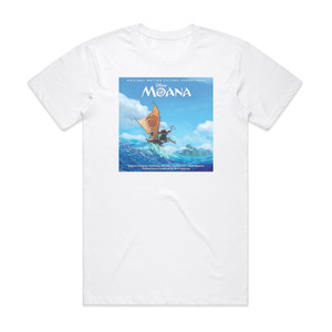 Mark Mancina Moana Album Cover T-Shirt White Mark Mancina Moana Album Cover T-Shirt White