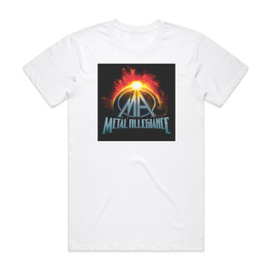 Metal Allegiance Metal Allegiance Album Cover T-Shirt White Metal Allegiance Metal Allegiance Album Cover T-Shirt White