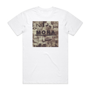 Mona Mona Album Cover T-Shirt White Mona Mona Album Cover T-Shirt White