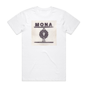 Mona Torches And Pitchforks Album Cover T-Shirt White Mona Torches And Pitchforks Album Cover T-Shirt White