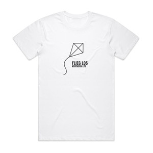 Northern Lite Flieg Los Album Cover T-Shirt White Northern Lite Flieg Los Album Cover T-Shirt White