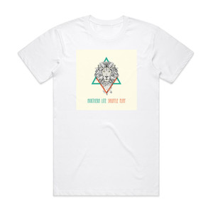Northern Lite Shuffle Play Album Cover T-Shirt White Northern Lite Shuffle Play Album Cover T-Shirt White
