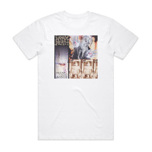 Napalm Death Enemy Of The Music Business Album Cover T-Shirt White Napalm Death Enemy Of The Music Business Album Cover T-Shirt White