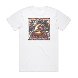 Napalm Death The World Keeps Turning Album Cover T-Shirt White Napalm Death The World Keeps Turning Album Cover T-Shirt White