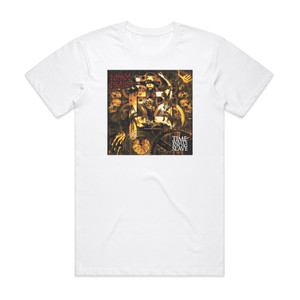 Napalm Death Time Waits For No Slave Album Cover T-Shirt White Napalm Death Time Waits For No Slave Album Cover T-Shirt White