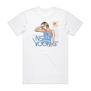 NS Yoon-G Skinship Album Cover T-Shirt White NS Yoon-G Skinship Album Cover T-Shirt White