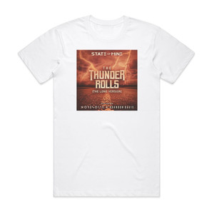 No Resolve The Thunder Rolls The Long Version Album Cover T-Shirt White No Resolve The Thunder Rolls The Long Version Album Cover T-Shirt White