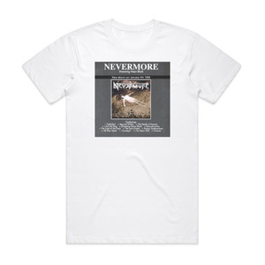 Nevermore Dreaming Neon Black Album Cover T-Shirt White