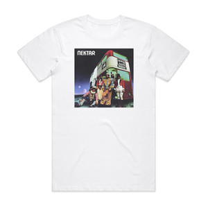Nektar Down To Earth Album Cover T-Shirt White Nektar Down To Earth Album Cover T-Shirt White