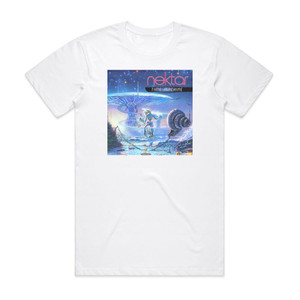 Nektar Time Machine Album Cover T-Shirt White Nektar Time Machine Album Cover T-Shirt White