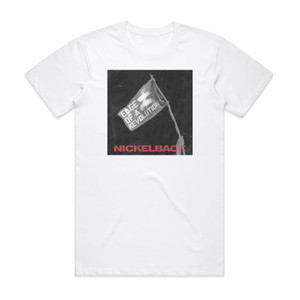 Nickelback Edge Of A Revolution Album Cover T-Shirt White Nickelback Edge Of A Revolution Album Cover T-Shirt White