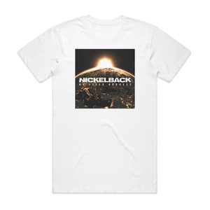 Nickelback No Fixed Address Album Cover T-Shirt White Nickelback No Fixed Address Album Cover T-Shirt White