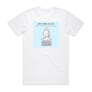 Nadia Ali Must Be The Love Album Cover T-Shirt White Nadia Ali Must Be The Love Album Cover T-Shirt White