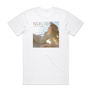Nadia Ali When It Rains Album Cover T-Shirt White