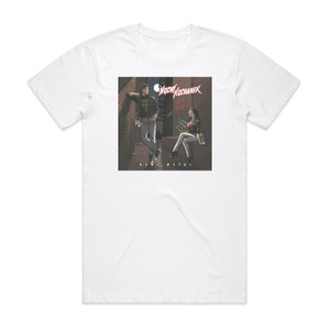 Nocny Kochanek Hewi Metal Album Cover T-Shirt White