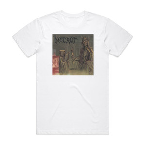Necrot Blood Offerings Album Cover T-Shirt White Necrot Blood Offerings Album Cover T-Shirt White