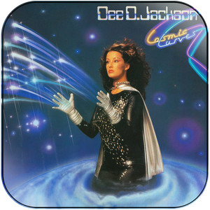 Dee D Jackson Cosmic Curves Album Cover Sticker