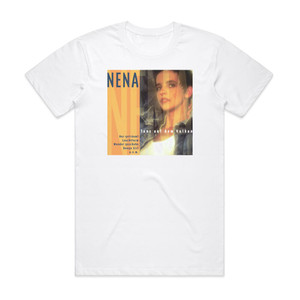 Nena Tanz Auf Dem Vulkan Album Cover T-Shirt White Nena Tanz Auf Dem Vulkan Album Cover T-Shirt White