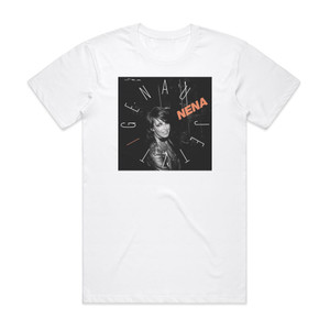 Nena Genau Jetzt Album Cover T-Shirt White Nena Genau Jetzt Album Cover T-Shirt White