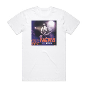 Nena Live At So36 Album Cover T-Shirt White Nena Live At So36 Album Cover T-Shirt White