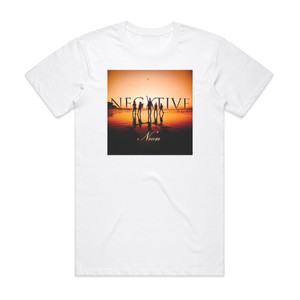 Negative Neon Album Cover T-Shirt White