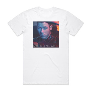Nick Jonas Nick Jonas 1 Album Cover T-Shirt White Nick Jonas Nick Jonas 1 Album Cover T-Shirt White