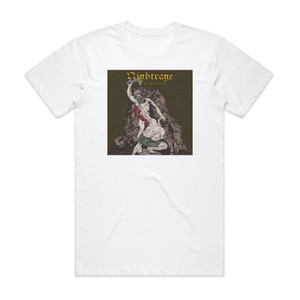 Nightrage In Abhorrence Album Cover T-Shirt White Nightrage In Abhorrence Album Cover T-Shirt White