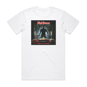 Night Demon Curse Of The Damned Album Cover T-Shirt White