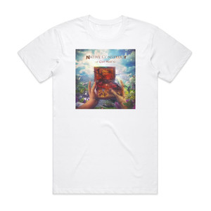 Native Construct Quiet World Album Cover T-Shirt White Native Construct Quiet World Album Cover T-Shirt White